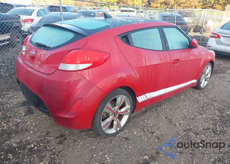 2013 Hyundai Veloster Base W/Black из США, поврежденный, VIN KMHTC6AD6DU142906